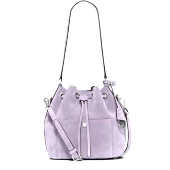Michael Kors suede crossbody/ shoulder bag.